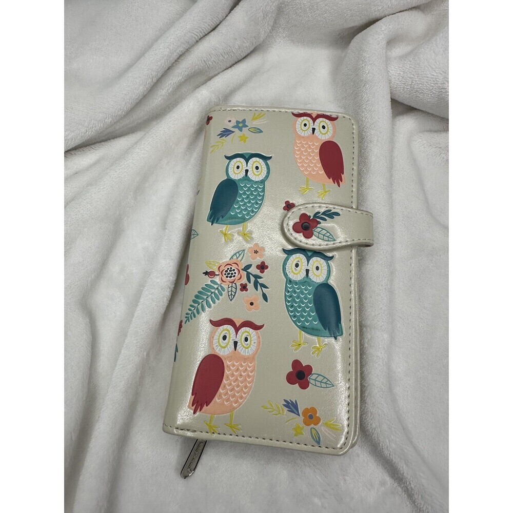 Shagwear Wallet Womens Floral Owl Print Clutch Organizer Cute Gift Accessory